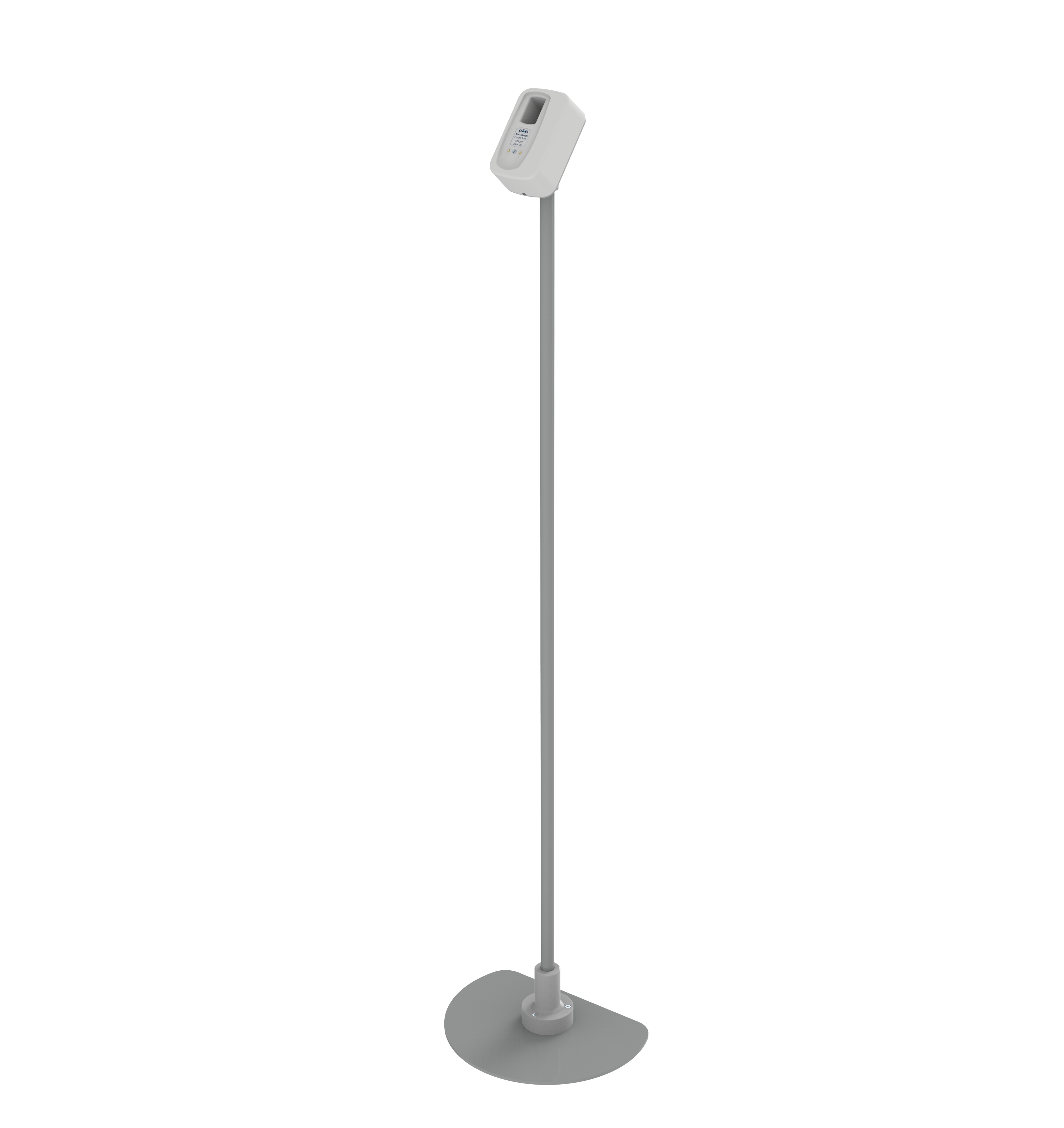 Free standing charging post for ceiling hoist